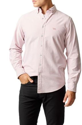 Rodd & Gunn Oxford Sports Fit Shirt in Blush at Nordstrom, Size Xxx-Large