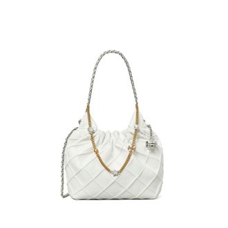 Tory Burch Fleming Distressed Mini Hobo Bag