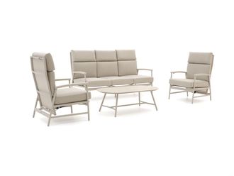 Bellagio la vita attrattiva Bellagio Bondeno stoel-bank loungeset 4-delig