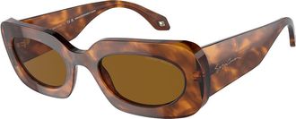 Giorgio Armani AR8182 598833 Womens Sunglasses Tortoiseshell Size 52
