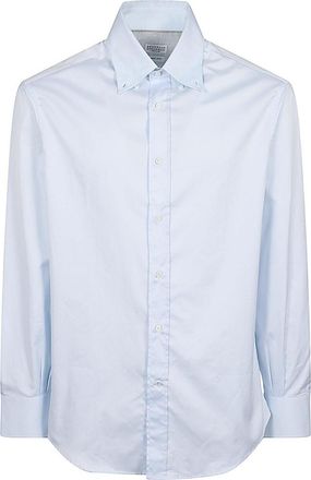 Brunello Cucinelli Light Blue Regular Shirt