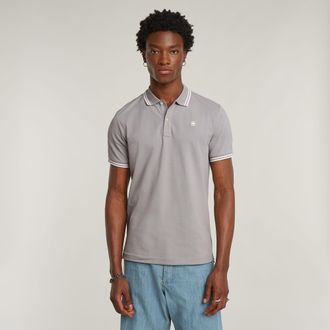 G-Star Dunda Slim Stripe Polo - Grijs - Heren