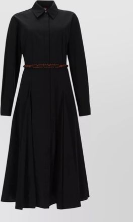 Max Mara cotton shirt midi dress