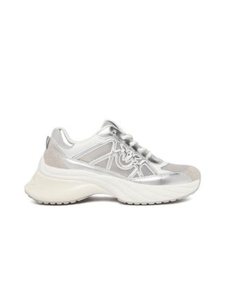 Pinko Womens Sneakers Silver Footwear - Sports