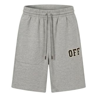 Off-white Heren, Korte broeken, Grijs, Maat: XL Katoen