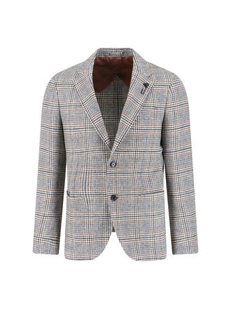 Lardini Single-breasted Virgin Wool Blazer