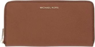 Michael Kors Jet Set Wallet - Dames - Portefeuilles - Bruin - ONE Size - Leer - Accessoires