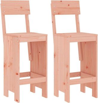 vidaXL Vidaxl - Bar Stools 2 pcs 40x48.5x115.5 cm Solid Wood Douglas