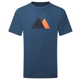 Mountain Equipment Twin Peaks Tee T-Shirt f&uuml;r Herren | blau