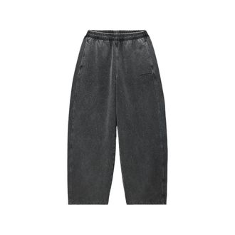 Alexander Wang Mid-rise Oversized Sweatpants W/ All-over Hotfix