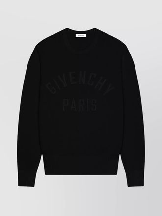 Givenchy cotton logo-embossed crewneck sweater