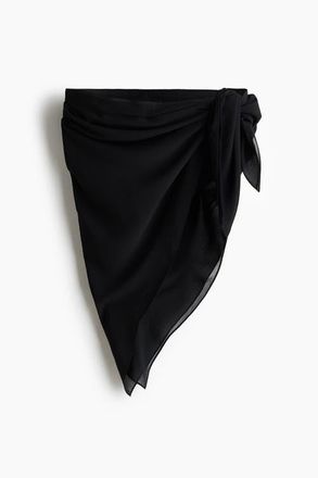 H&M Triangle Scarf in Black at Nordstrom