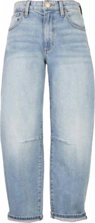 Kut from the Kloth Womens Ashley High Rise Slouchy Barrel Straight Leg Jeans In Decency