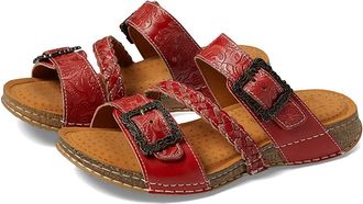 L'Artiste by Spring Step Astra Womens Shoes Red : EU 41 (US Womens 9.5-10) M, Leather