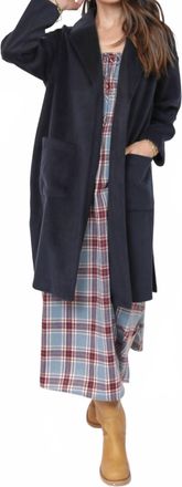 Sadie & Sage Hayley Open Coat In Dark Navy