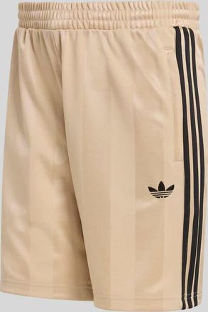 adidas Originals Regular Fit Trainingsshorts mit Logo-Stitching in Beige, Gr&ouml;&szlig;e XXL