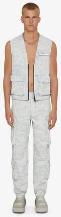 Givenchy Cargo Gilet Beige/Black, Brand Size 52 (US Size 42)