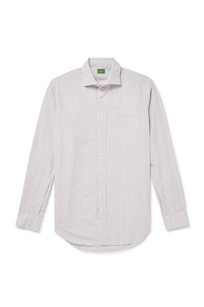 Sid Mashburn Checked Cotton-Poplin Shirt