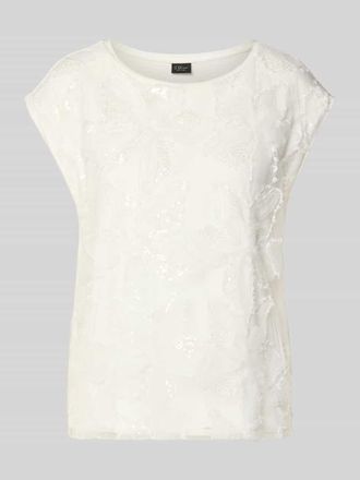 s.Oliver Black Label Regular Fit T-Shirt aus Viskose-Mix in Weiss, Gr&ouml;&szlig;e 34