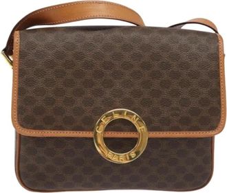 Celine Pre-owned Leather celine-bags - Dames - Vintage Schoudertas - Bruin - ONE Size - Leer - Vintage
