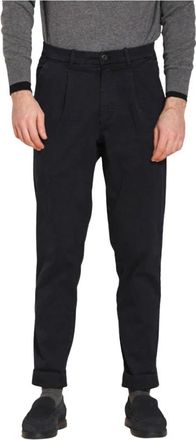 Mason's Broeken, Heren, Blauw, 3Xl, Katoen, Gabardine Relaxed Fit Chino Broek