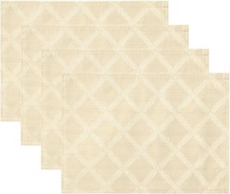 Lenox Set Of 4 Laurel Leaf Placemats