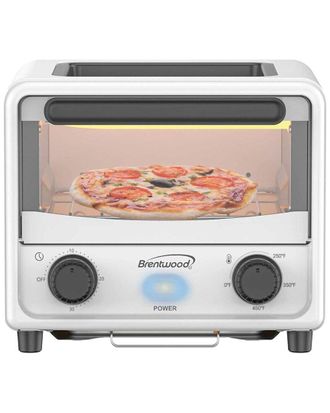 Brentwood 500-Watt Stainless Steel Mini Toaster Oven