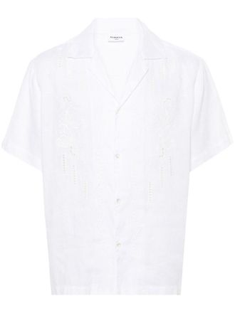 P.A.R.O.S.H. P. A.R. O.S. H. Embroidered-Design Linen Shirt