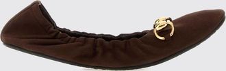 Gucci Ballerine Prima in pelle scamosciata con morsetto Horsebit