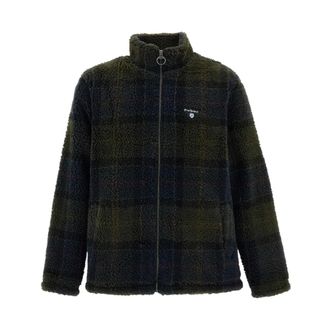 Barbour Giacca in pile Tartan Sherpa - - Sport - Uomo - Grigio - M