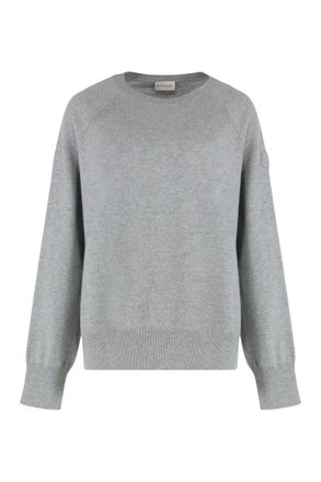 Moncler Grey Crew Neck Sweater