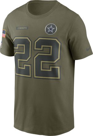 Nike Emmitt Smith Dallas Cowboys Salute To Service Mens Nike Mens NFL T-Shirt in Brown | N1992DHA3R-HA0