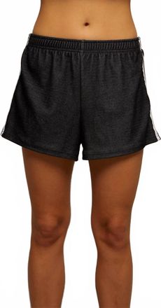 perfectwhitetee Mikayla Pull Shorts In Navy/bright Ivory