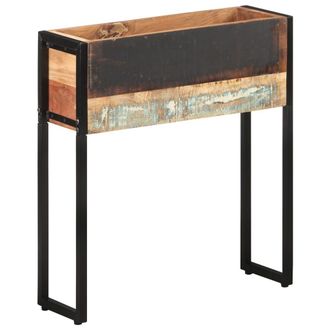 vidaXL Jardinera De Madera Maciza Reciclada 60x20x68 Cm Vidaxl