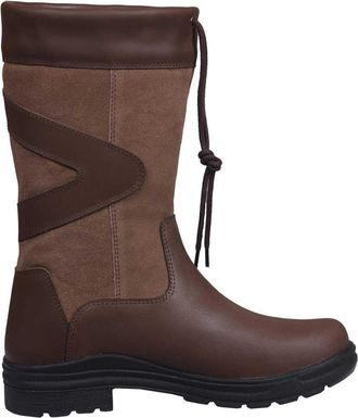 Requisite Dames Su&egrave;de Country Boots (Bruin)