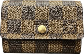 Louis Vuitton Brown Pvc Coin Purse/Coin Case (Pre-Owned)