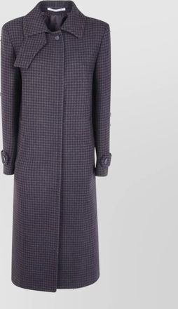Tagliatore virgin wool fitted coat