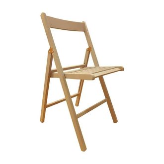 OEM Sedia Legno Pieghevole Seduta 7 Stecche - Col.naturale