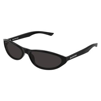 Balenciaga Oval-Frame Sunglasses - unisex - Balenciaga - Sunglasses - Black - 59 MM - Accessories