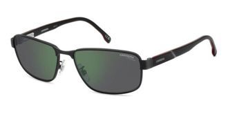 Carrera C FLEX 09/G/S Asian Fit Polarized 003/Q3 Mens Sunglasses Black Size 58