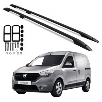 OEM Barras De Techo Dacia Dokker Desde 2013-2020 Renault Express Desde 2021- Negro