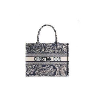Dior Blue Cotton Tote Womens Bag