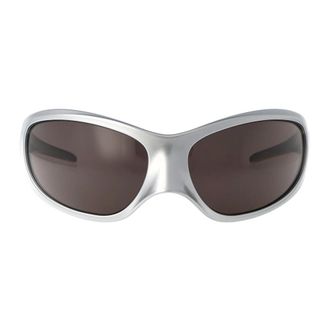 Balenciaga Sunglasses, unisex, Gray, Size: ONE SIZE Skin Cat XXL Sunglasses
