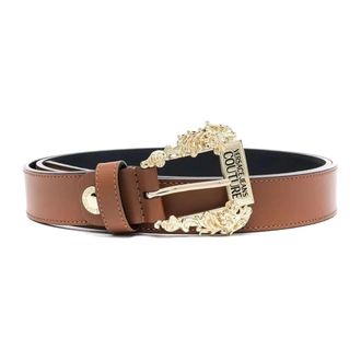 Versace Jeans Couture Belts, female, Brown, Size: 80 CM Stylish Belts for Fashionable Look