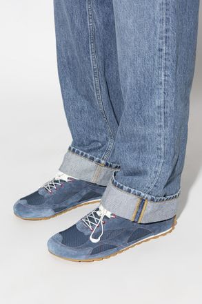 Bottega Veneta Orbit Sports Shoes, Mens, Blue