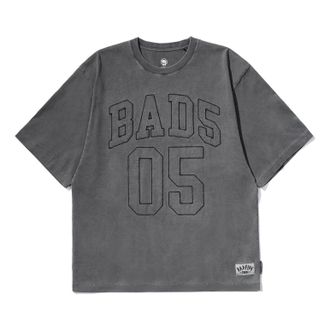 Li-Ning BadFive Logo Number Loose Fit T-shirt Washed Black AHST293-3