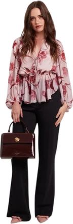 Ted Baker Bishop-blouse voor dames (Roze)