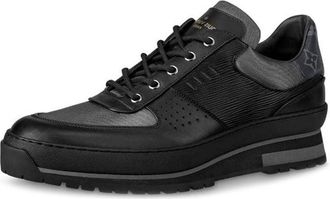 Louis Vuitton Harlem Monogram Sneakers Black EPI Leather 1A5XLC