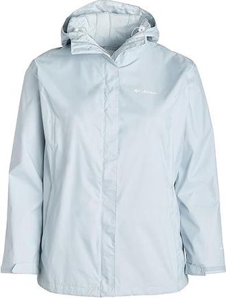 Columbia Plus Size Arcadia IItm Jacket Womens Coat Cirrus Grey : 2X, Mesh/Nylon/Polyester