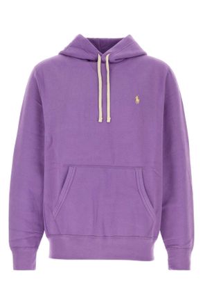 Ralph Lauren Purple Cotton Blend Sweatshirt